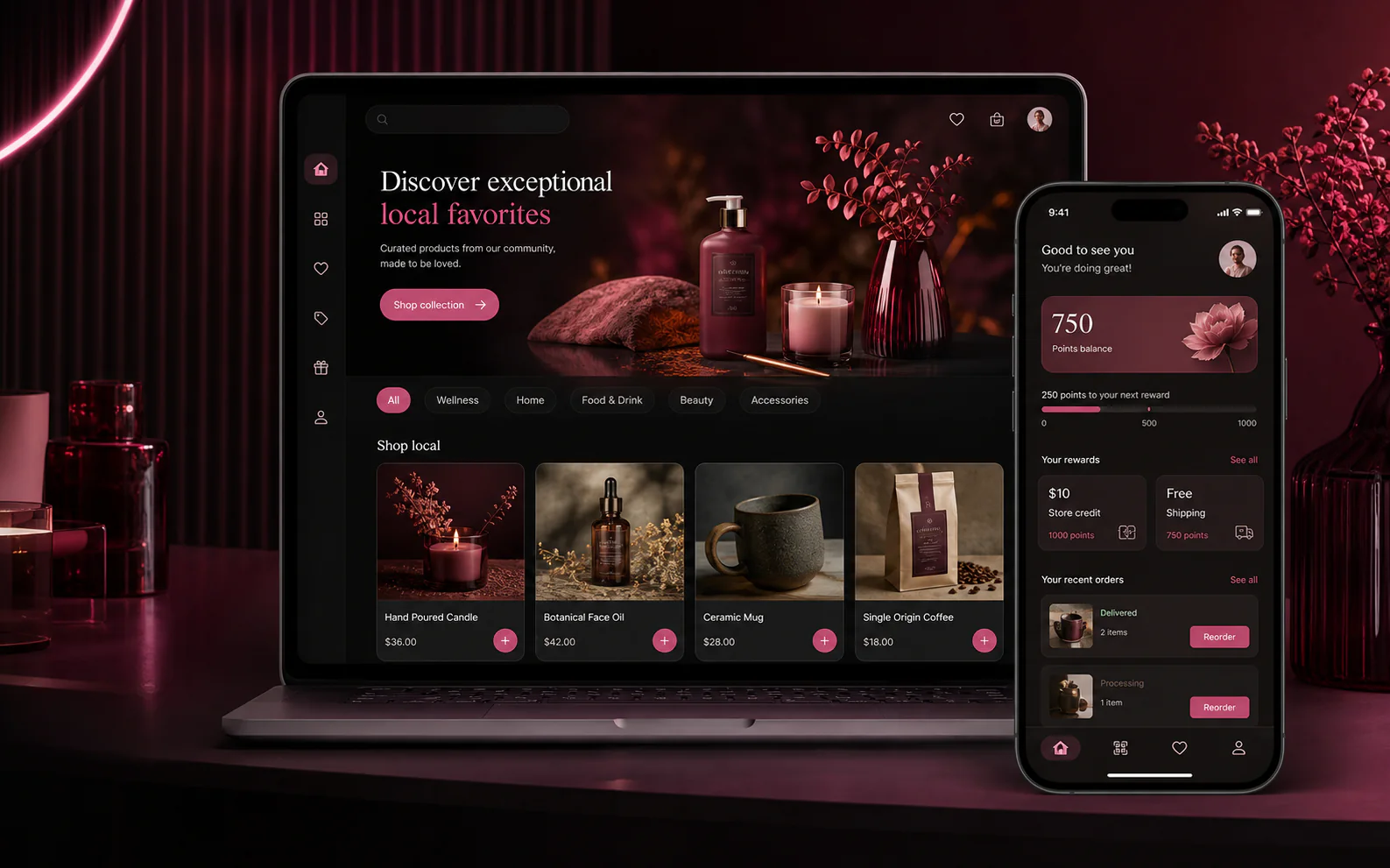 ShopPak — Marketplace storefront & loyalty